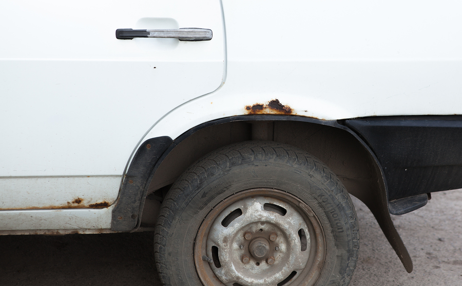 fix small rust spots on car