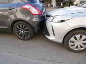  nehoda na zadním konci na silnici