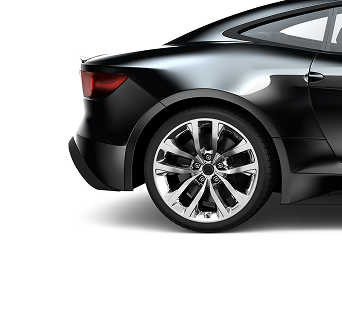 Auto body expert restoring vehicle bumper as part of collision repair service
