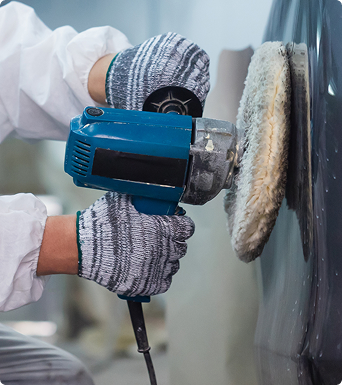 Detailing and paint repair following collision damage at Fix Auto USA